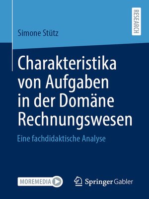 cover image of Charakteristika von Aufgaben in der Domäne Rechnungswesen